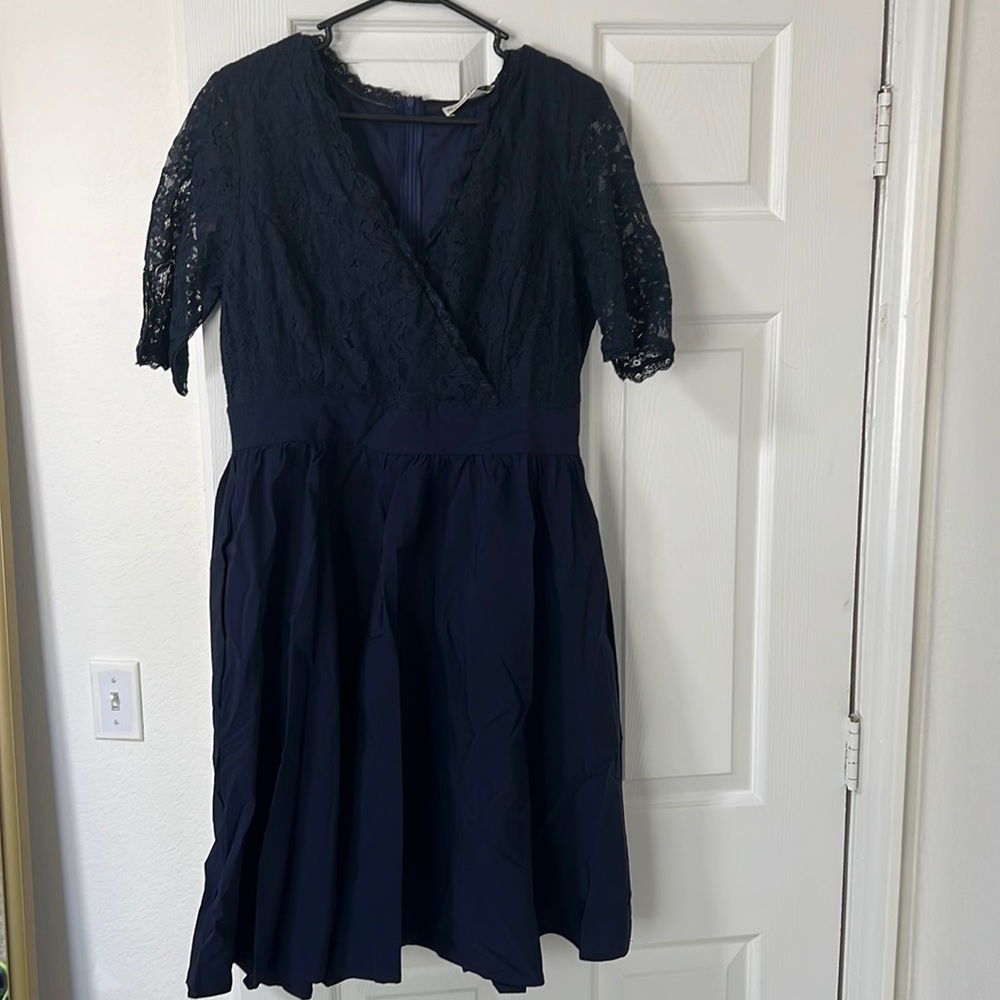 Navy Blue Formal Dress